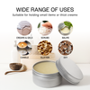 Aluminum Tin Jars with Screw Top Lids