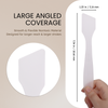 Large Angled Disposable Plastic Spatulas (10ct)