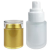 20ML Empty Frosted Glass Spray Bottle with Gold Cap