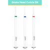 3/32" Snake Head Cuticle Cleaner White Ceramic Bit (F - C)
