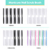 Manicure Nail Scrub Brush with Handle