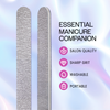 Round Double Sided Emery Board Nail Files - Zebra (Grit: 80/80 to 100/180)
