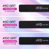 Jumbo Double Sided Emery Board Nail Files - Black (Grits: 60/60 to 180/240)