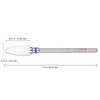 3/32" Shank Size - Large Cone White Ceramic Nail Drill Bit