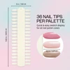 36 Tip Nail Palette Card