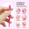 Disposable Cuticle Pusher with Rubber Tip 