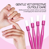 Disposable Cuticle Pusher with Rubber Tip 