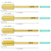 3/32" Smooth Top Small Barrel Gold Carbide Bit (XF - 5XC)