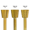 3/32" 4-Week Inverted Backfill Gold Carbide Bit (F - C)