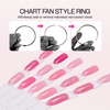 50pc 3-Tiered Tip Sticks w/ Metal Ring