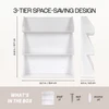 3-Tiered Acrylic Wall Rack
