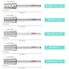 3/32” Tapered Barrel Silver Carbide Bit (XF - XC)