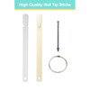 50pc High Quality Nail Tip Sitcks w/ Metal Ring