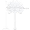 12 Tip Flower Shaped Fan Palette w/ Ring Holder