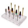 Rectangle 12 Hole Acrylic Nail Drill Bit Holder