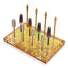 Rectangle 12 Hole Acrylic Nail Drill Bit Holder