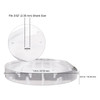 Clear Round 24 Hole Acrylic Nail Drill Bit Holder