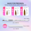3D Sculpture Nail Art Brush with Silver Non-Slip Handle and Cap