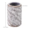 PANA 100 Pieces Zebra Nail Sanding Bands (Grit 80, 100, 120, 150, 180, 240)