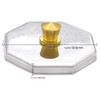 Octagon Shaped Glass Dappen Dish (4ct.)