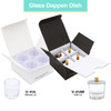 Octagon Shaped Glass Dappen Dish (4ct.)