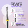 3/32" Pear Shaped Silver Carbide Bit (Large/Small Barrel)