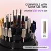 Round Tiered 48 Hole Plastic Drill Bit Holder