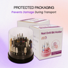 Round Tiered 48 Hole Plastic Drill Bit Holder