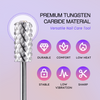 3/32" Crystal Top Large Barrel Silver Carbide Bit  (XF - 4XC)
