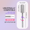 3/32" Crystal Top Large Barrel Silver Carbide Bit  (XF - 4XC)