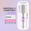 3/32" Crystal Top Large Barrel Silver Carbide Bit  (XF - 4XC)