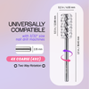 3/32" Crystal Top Large Barrel Silver Carbide Bit  (XF - 4XC)