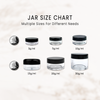 5G/5ML (0.18 oz) Plastic Clear Cosmetic Sample Jars (Round Top)