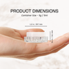 5G/5ML (0.18 oz) Plastic Clear Cosmetic Sample Jars (Square)