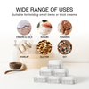 5G/5ML (0.18 oz) Plastic Clear Cosmetic Sample Jars (Square)