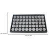 50 Jar Display Tray with Foam Jar Inserts