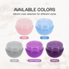10G/10ML Plastic Cosmetic Sample Jars (Frosted)