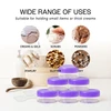 10G/10ML Plastic Clear Cosmetic Sample Jars (With Spatulas)