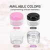30g/30ml (1 oz) Plastic Clear Cosmetic Sample Jars (Round Top)