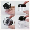 30g/30ml (1 oz) Plastic Clear Cosmetic Sample Jars (Round Top)