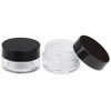 5G/5ML (0.18 oz) Plastic Clear Cosmetic Sample Jars (High Quality)