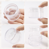 20G/20ML Plastic Clear Cosmetic Sample Jars (Round Top)