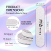 Mini Double Sided Emery Board Nail Files - Zebra (Grits: 80/80 to 180/240)