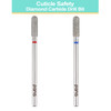 3/32" Diamond Carbide Cuticle Safety Bit