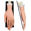 Premium Soft Quality Practice Hand with Bendable Fingers and Wall Stand