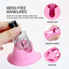 2 Piece Oval or Round Shaped Non-slip Tight-grip Nail Polish Holder