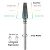 PANA 5-in-1 Pro Upgraded Multi-Function Drill Bit 3/32" Shank Size - (Silver, Blue, Purple, Rose Gold, Black, Rainbow 2X Coarse to 2X Fine) 