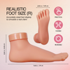 Beauticom Premium Soft Quality Practice Foot Model for Nail Art Practice Training Tool