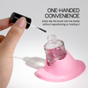 2 Piece Pink Oval Shaped Non-slip Tight-grip Nail Polish Holder