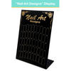 "Nail Art Designs" 50 Slot Display Board